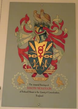 Joseph Nickerson's armorial bearings