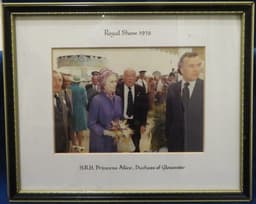 H.R.H. Princess Alice and JN at the Royal Show