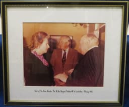 Visit of Prime Minister Margaret Thatcher