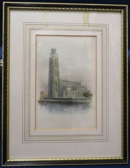 Painting of Boston Church