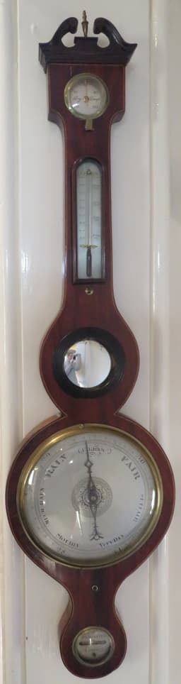 Banjo wheel barometer