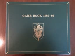 Game book 1985 - 1986