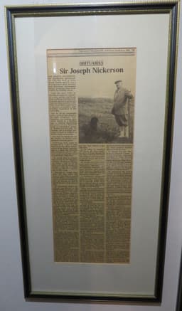 Obituary of Sir Joseph Nickerson