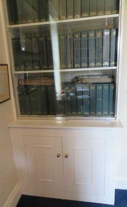 White book cabinet