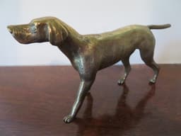 Brass dog