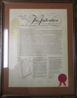 Agreement certificate for the purchase of New York Esate