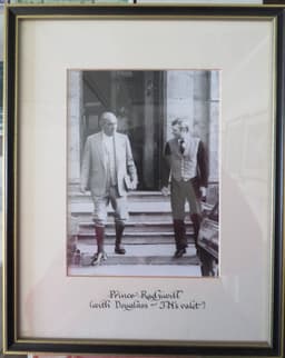 Prince Radziwill with JN's valet