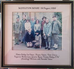 Group outside Middleton House