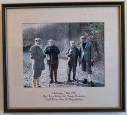 Lord Forte, Rocco Forte, Sir Angus Ogilvy and Joseph Nickerson at Helmsley