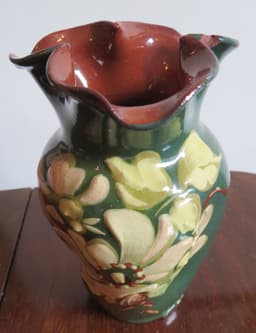 Green vase