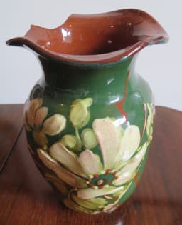 Green vase