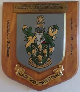 Council member plaque