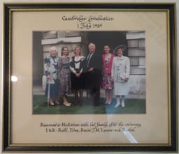 Rosemarie's graduation