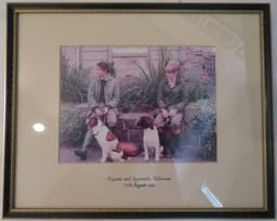 Jennie and Rosie with dogs