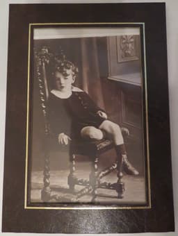 Joseph Nickerson as a child