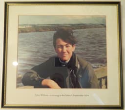 John William on a boat