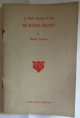 A short history of the Burton Hunt