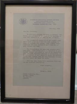 Letter to Joseph Nickerson from Walter Smith