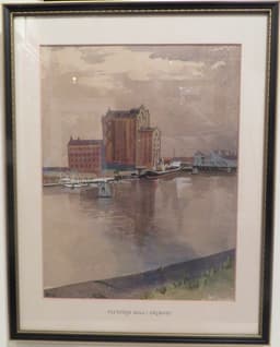 Painting of Victoria Mill