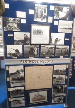 Partridge record display board