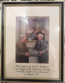 Retirement of Billy Jacob