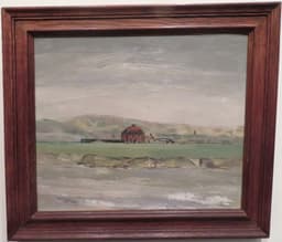 Painting of the house on Reads Island