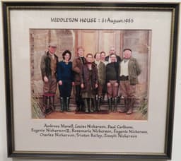 Group photo outside Middleton House