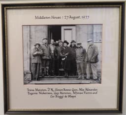 Shoot party outside Middleton House