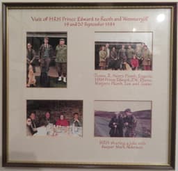 Visit of H.R.H. Prince Edward to Reeth and Wemmergill