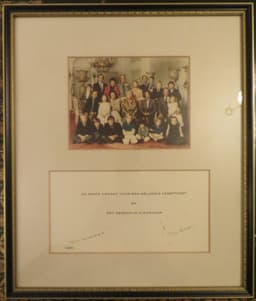 Christmas card from Prince Bernhard