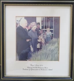 H.R.H. Princess Alice and JN at the Royal Show