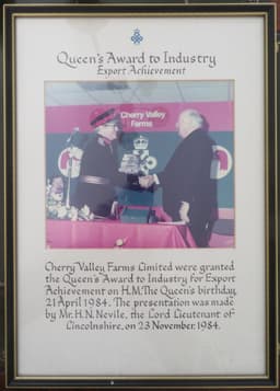 Queen's Award to Industry Export Achievement