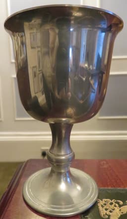 Pewter goblet