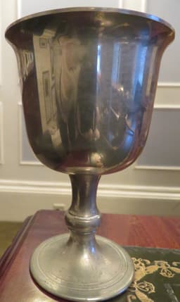 Pewter goblet