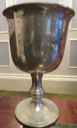 Pewter goblet