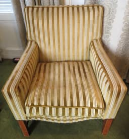 Yellow arm chair