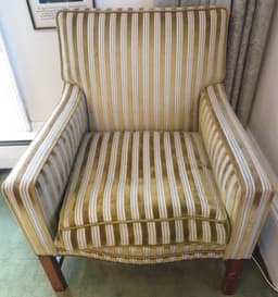 Yellow arm chair